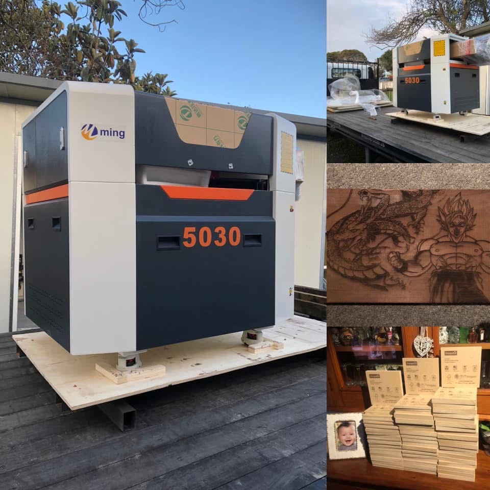 Lasercutter with arts and marketing